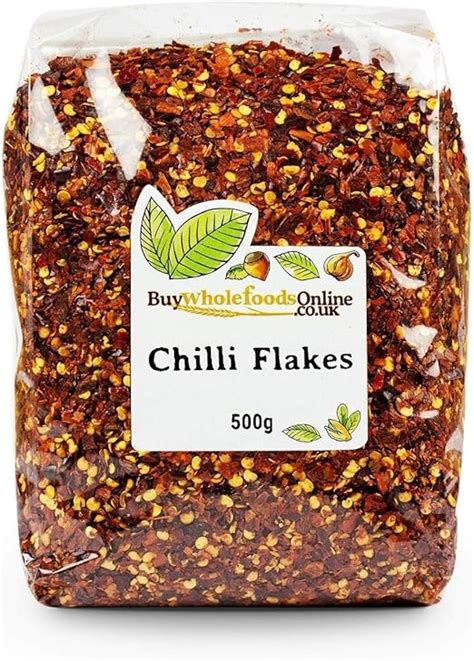 Chilli Flakes 500g (Buy Whole Foods Online Ltd.): Amazon.co.uk: Grocery