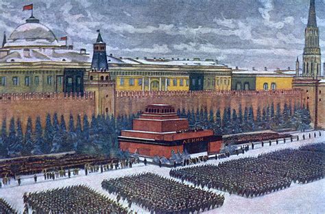 The Red Army on parade in Red Square, Moscow, November 1940 - Konstantin Yuon - WikiArt.org ...