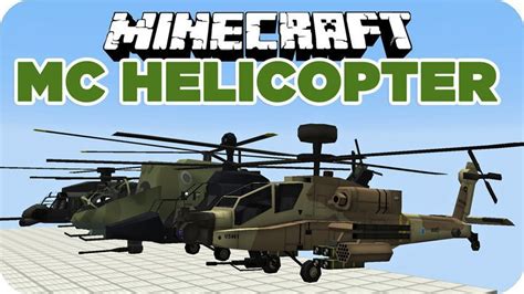 MC Helicopter Mod (1.7.10) - Jets, Passenger Planes - Mc-Mod.Net