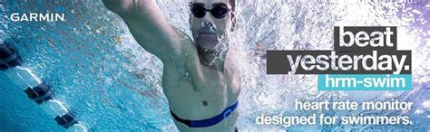 Garmin HRM-Swim Heart Rate Monitor, Black/Blue : Amazon.ca: Sports & Outdoors