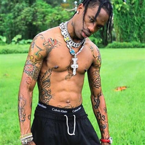 Travis Scott's 39 Tattoos & Their Meanings - Body Art Guru