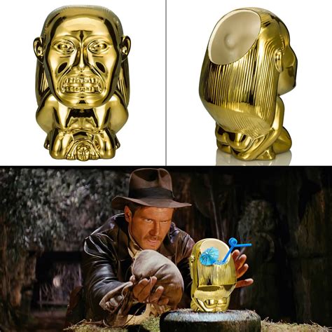 Indiana Jones Golden Fertility Idol Tiki Mug - Raiders of the Lost Ark ...