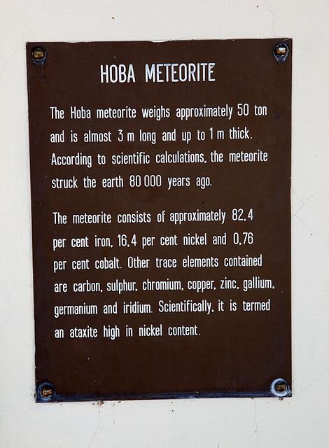 Hoba Meteorite is the Largest Meteorite on Earth | Amusing Planet