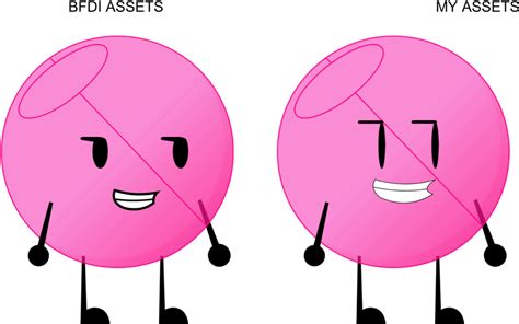 Asset Test By Ttnofficial - Bfdi Assets Mouth - (1024x652) Png Clipart Download