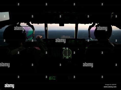 C-130J Super Hercules Cockpit Stock Photo - Alamy