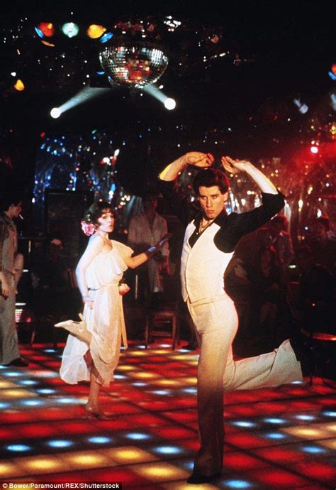 Just like old times: Travolta is no stranger to the dance floor having ...