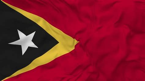 Timor Leste East Timor Flag Seamless Stock Footage Video (100% Royalty ...