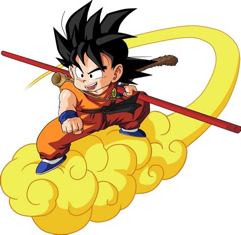 Bardocksonic 195 10 Goku Chico Kinton By Bardocksonic - Goku On Flying ...