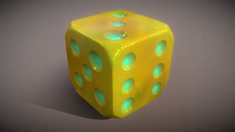 6 Sided Dice - Download Free 3D model by urbanmasque [7564358] - Sketchfab