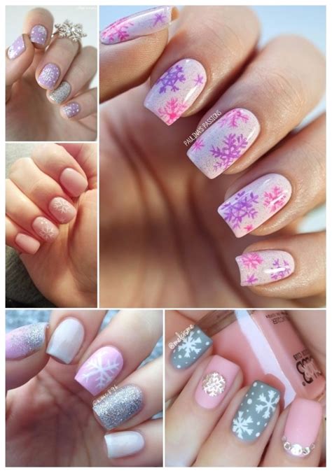 Uñas con copos de nieve: ¡+20 ideas para esta Navidad!