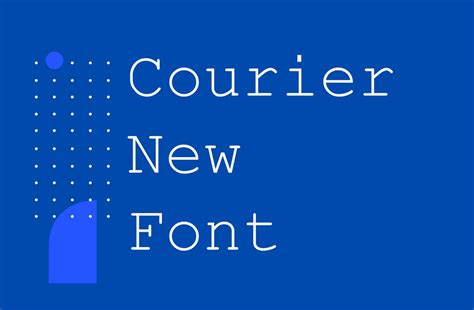 Courier New Font - Fonts Hut