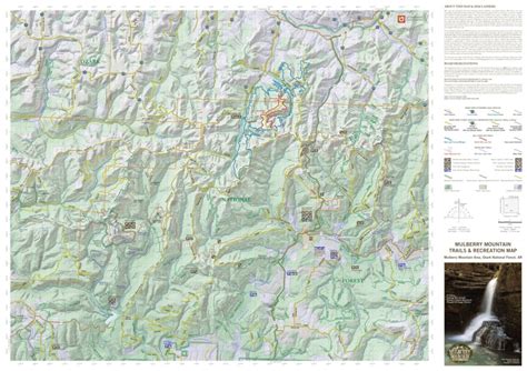 Mulberry Mountain Trails & Recreation Map by Mulberry Mountain Lodging ...