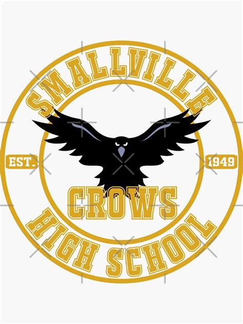 "Smallville High: Home of the Crows" Sticker by xsnlrocks21x | Redbubble