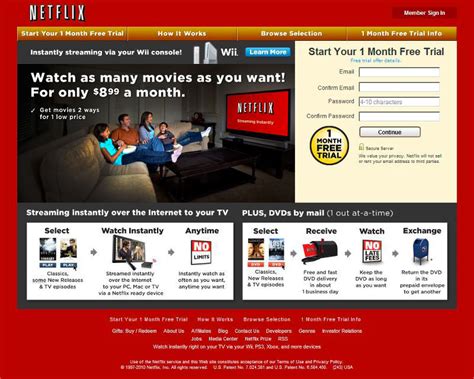 UX Timeline | Netflix | Back to the past!