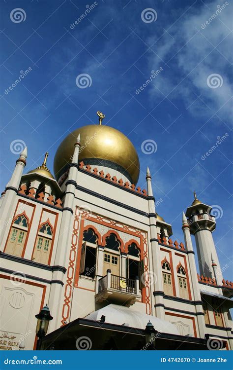 Sultan Mosque, Islamic Architecture, Sultan Mosque Stock Photo - Image: 4742670