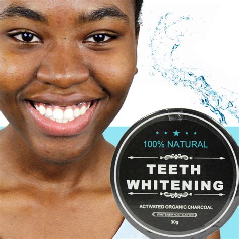 100% Natural Teeth Whitening Activated Organic Charcoal - 30gr ...