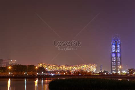 Night Scene Lights Of Beijing National Stadium Picture And HD Photos ...