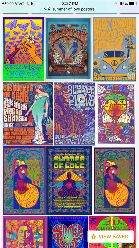 Summer of Love posters, I think these are beautiful, perhaps for ty ...