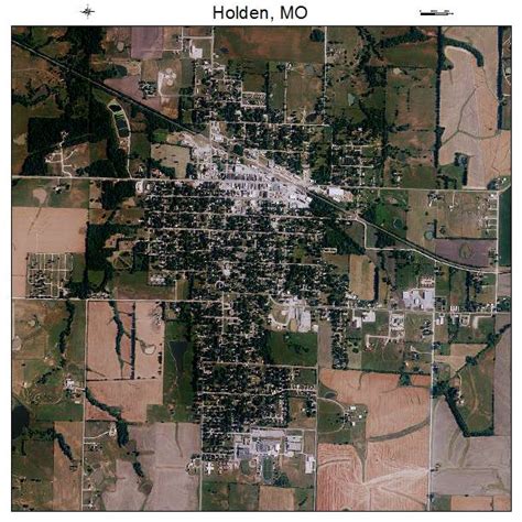 Aerial Photography Map of Holden, MO Missouri