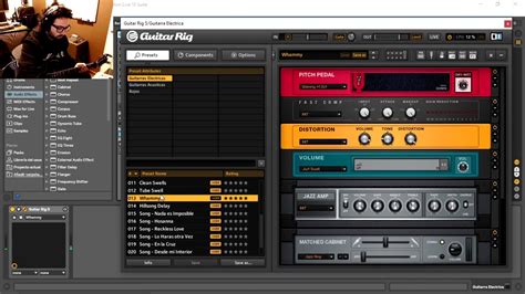 Guitar Rig 5 + Behringer FCB1010 - YouTube