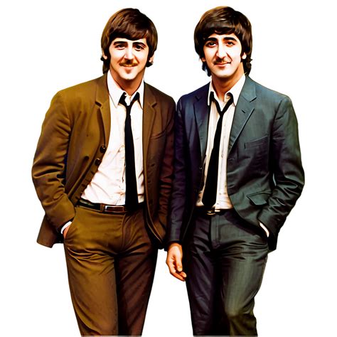 Download Beatles Cartoon Characters Png 06232024 | Wallpapers.com