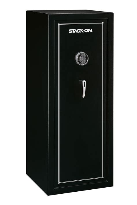 Stack-On 16-Gun Steel Security Safe with Electronic Lock, Matte Black