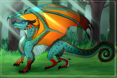 Glory Rainwings (Wings of Fire Fanart) by FanDragonBrigitha on DeviantArt