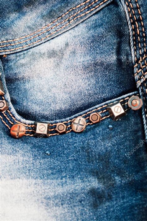 Jeans with metal rivets — Stock Photo © NatalyLad #120247270