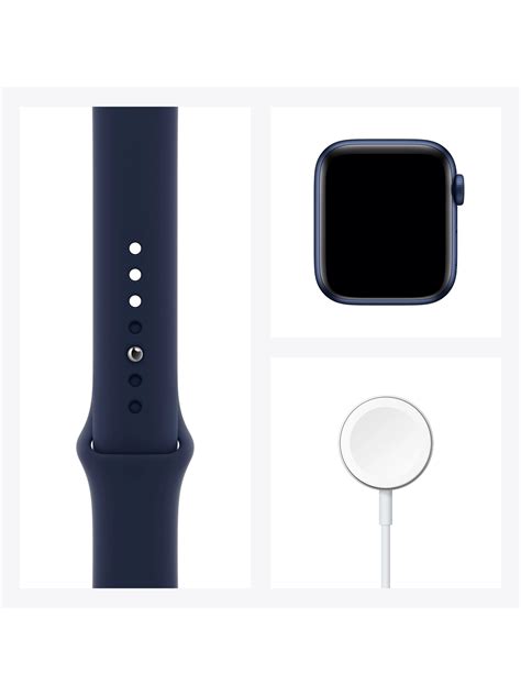 Apple Watch Series 6 GPS + Cellular, 40mm Blue Aluminium Case with Deep ...