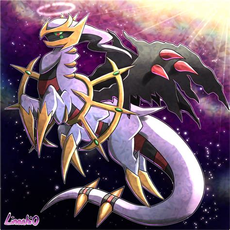 Poketober Day24: Pokemon Fusion: Arceus / Giratina by Linachi0 on DeviantArt