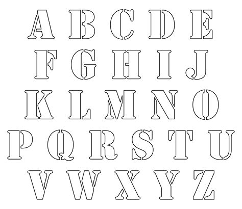 2 Inch Printable Letters