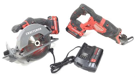 Lot - Craftsman 20V Circular Saw, Reciprocating Saw