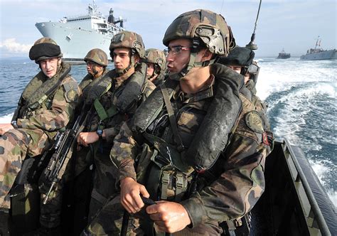 3 Cdo Brigade Royal Marines and their French counterparts as they conduct an amphibious ...