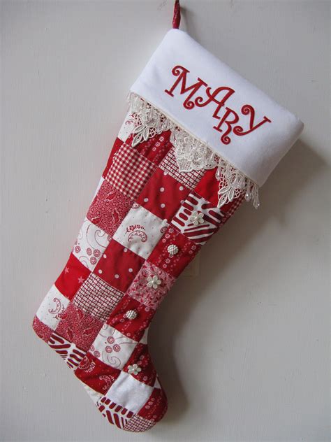 Cozy Quilted Christmas Stocking