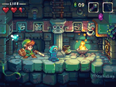 Zelda 2 - Pixel Art Mockup #pixelart | Piskel art, Arte em pixels ...