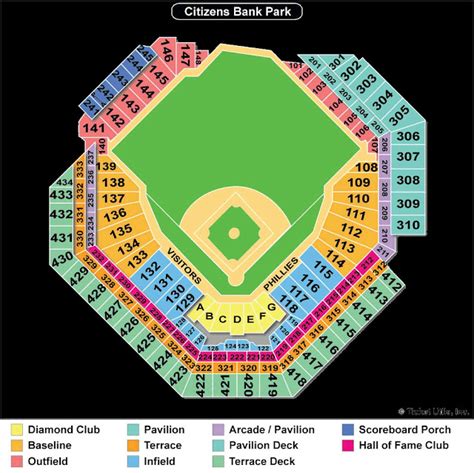 Fresh Citizens Bank Park Seating Chart With Seat Numbers - Seating Chart