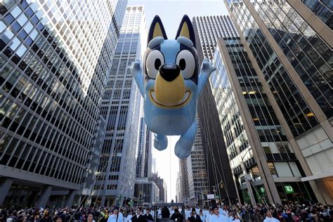 Bluey joins the Macy's Thanksgiving Day Parade in New York for the first time - ABC News