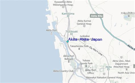 Akita, Akita, Japan Tide Station Location Guide