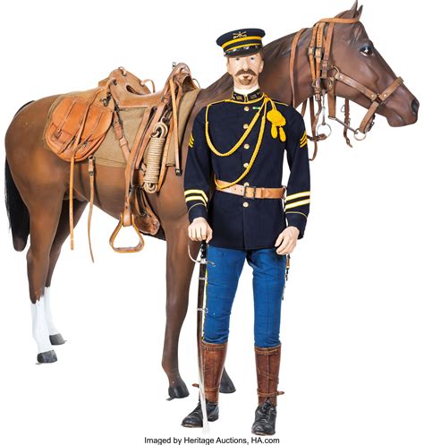 1902 7th Cavalry Trooper Ready to Ride.... Militaria Uniforms | Lot ...