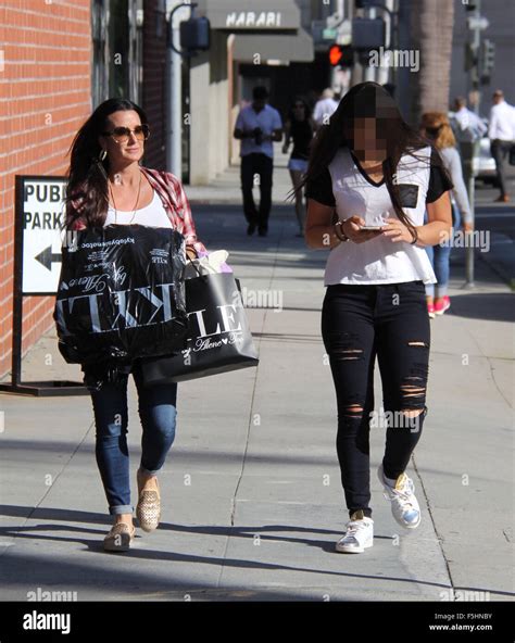 Kyle Richards out and about with her daughter Sophia in Beverly Hills ...