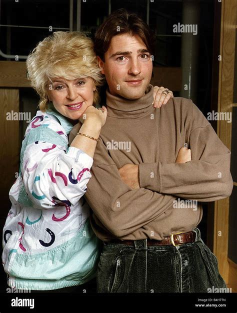 Nick Berry Actor with tv presenter Gloria Hunniford Stock Photo - Alamy