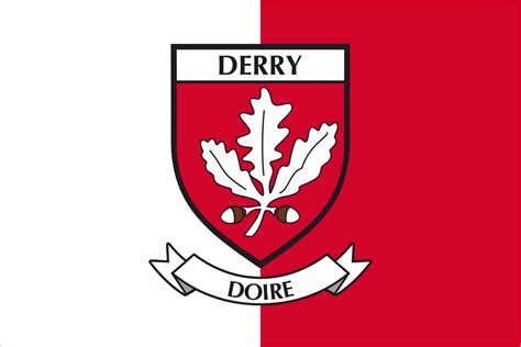 Derry County Crest Flag – Flags Ireland Prospect Design