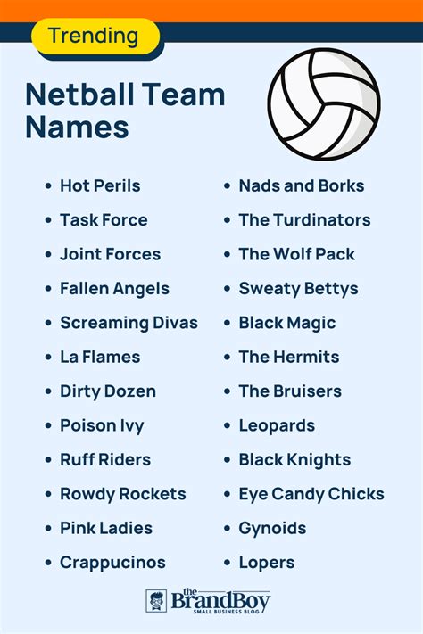 500 Cool Netball Team Names Ideas (Generator) - BrandBoy