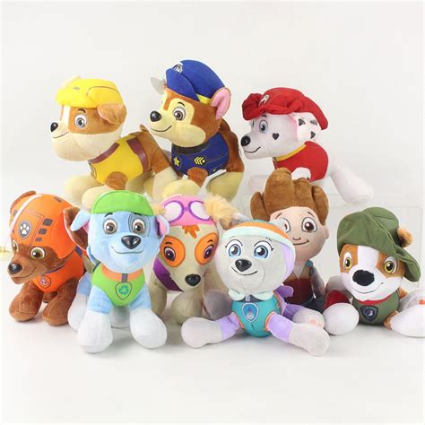 Paw Patrol Patrulla Canina 20 Cm De Dibujos Animados Perro Peluche ...