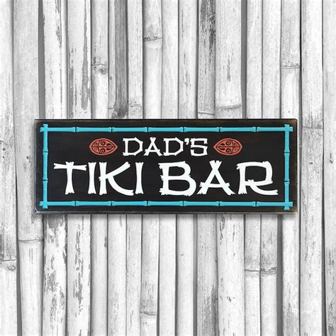 Personalized Tiki Bar Sign