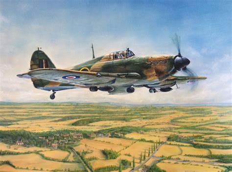 Hawker Hurricane “Hurribomber” Aircraft Painting, Aircraft Art, Fighter Aircraft, Fighter Jets ...