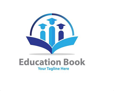 education book logo designs 7502489 Vector Art at Vecteezy