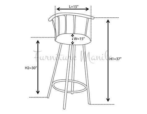 DR329 Bar Stool | Furniture Manila