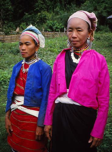 Kayah ladies wearing traditional dress and jewelry | Flickr