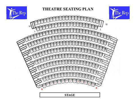 Seating Plan - Stoke Rep Theatre